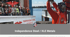 Desktop Screenshot of independencesteel.com