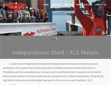 Tablet Screenshot of independencesteel.com